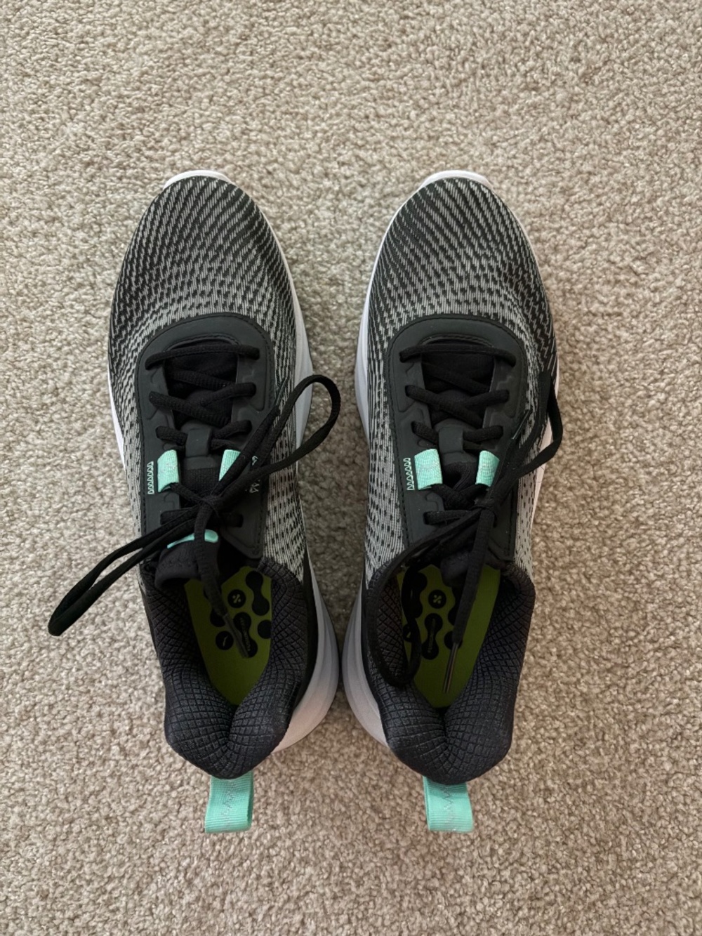 Puma Women's Golf Shoes "Fusion Crush Sport" Black & Mint - 9.5